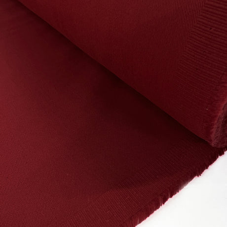 Cherry Ripe Cotton Elastane Red Trouser Fabric Roll
