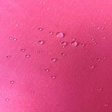 Chintz Finish Pink Polyester Lightweight Water Resistant Fabric Close Up Fabric Photo