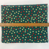 Christmas Glitter Stars Green Metallic Stars Scale