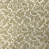 Christmas Cotton - Holly - Ivory