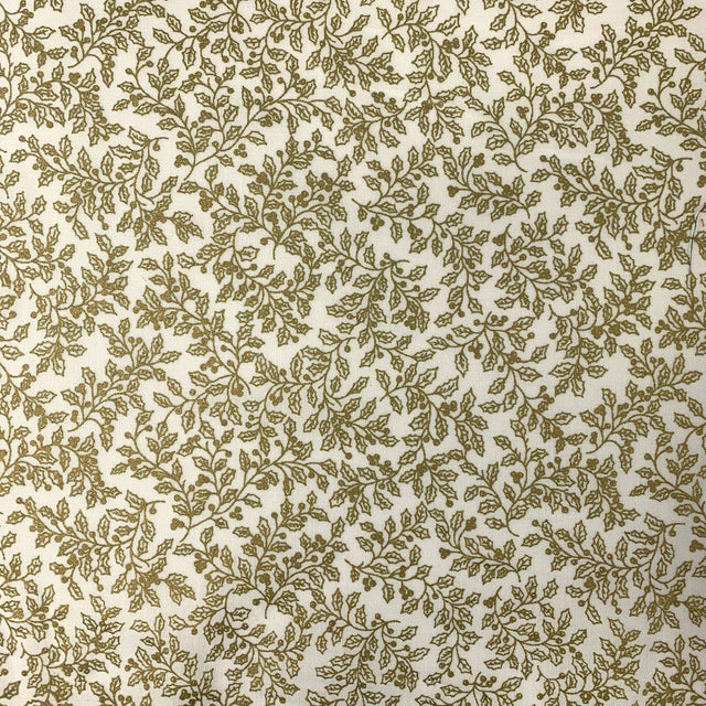Christmas Holly Ivory Pattern