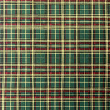 Christmas Tartan Green Pattern