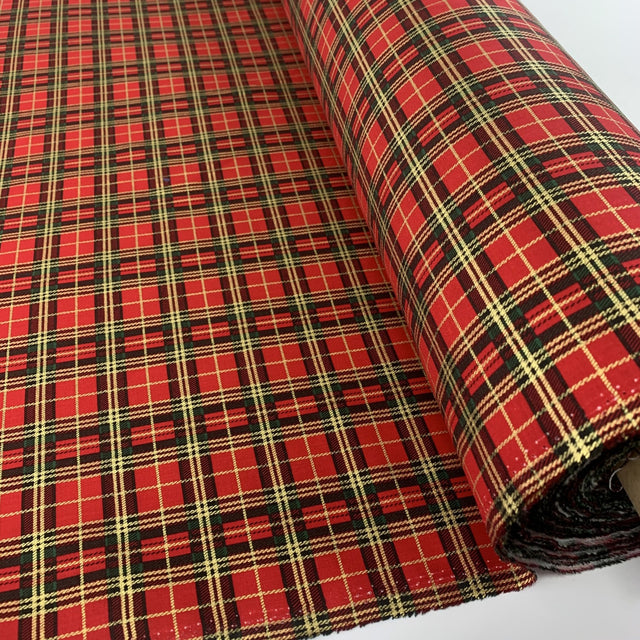 Christmas Tartan Red Roll
