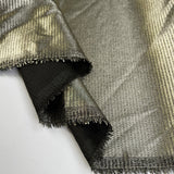 Cleopatra Polyester Khaki Gold Shimmering Dress Fabric Fold