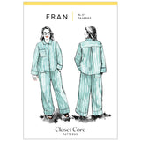 Closet core patterns fran pajamas pattern cover