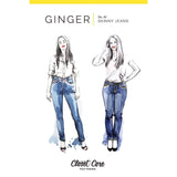 Closet Core Patterns Ginger Skinny Jeans Pattern Cover