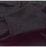 Cloud Black Cotton Jersey Black Dress Fabric Cu