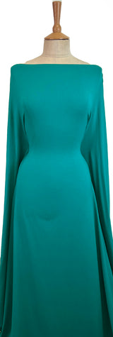 Cloud Turquoise Viscose Lycra Jersey Dress Fabric Mannequin