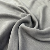 Cloud Viscose Shirting Grey Fine Woven Lightweight Fabric