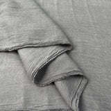 Cloud Viscose Shirting Grey Fine Woven Lightweight Fabric Fold