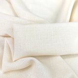Coast Buttermilk Linen Look Dress Fabric Ivory John Kaldor Fold