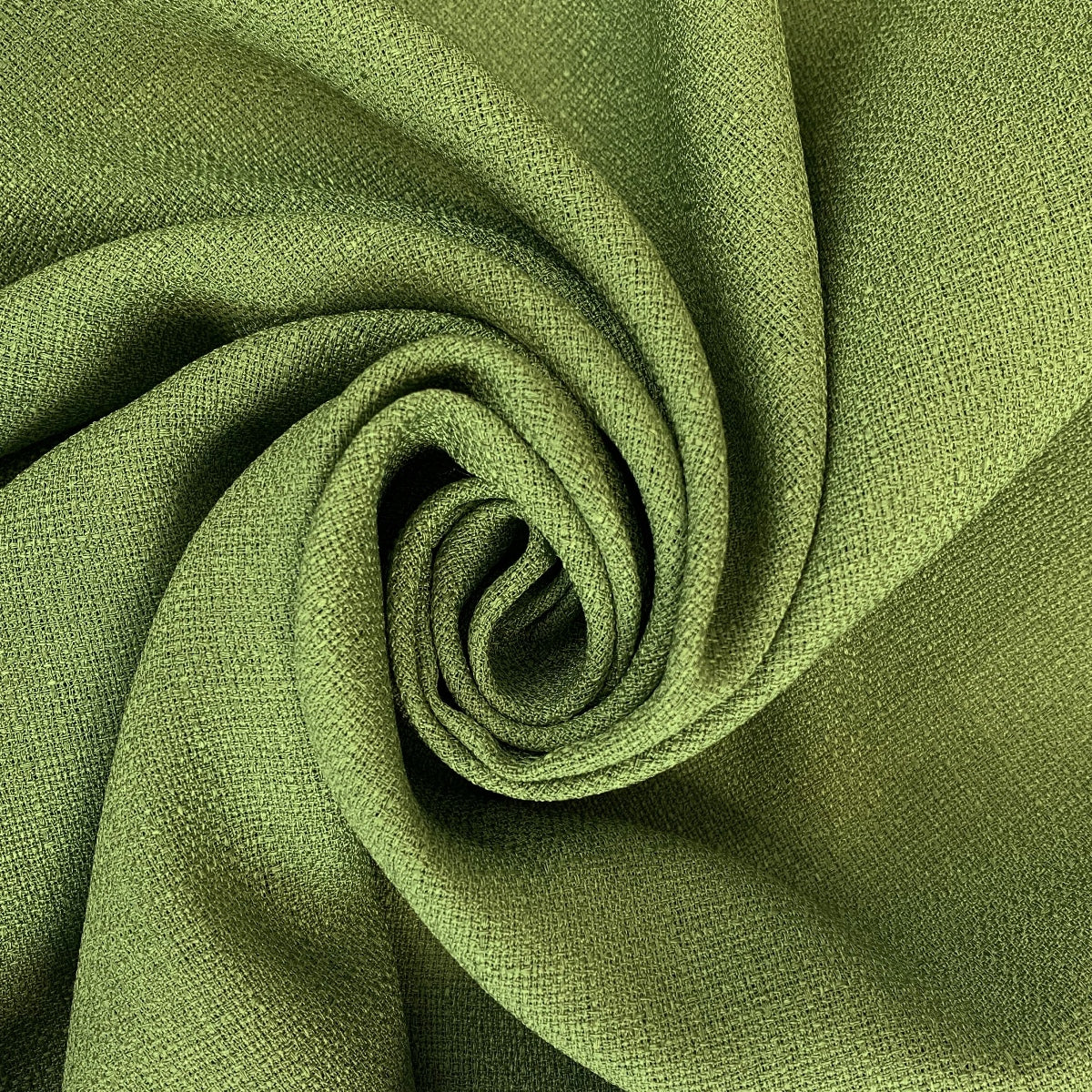 Coast Lime Light Green Polyester Linen Like Dress Craft Fabric Swirl