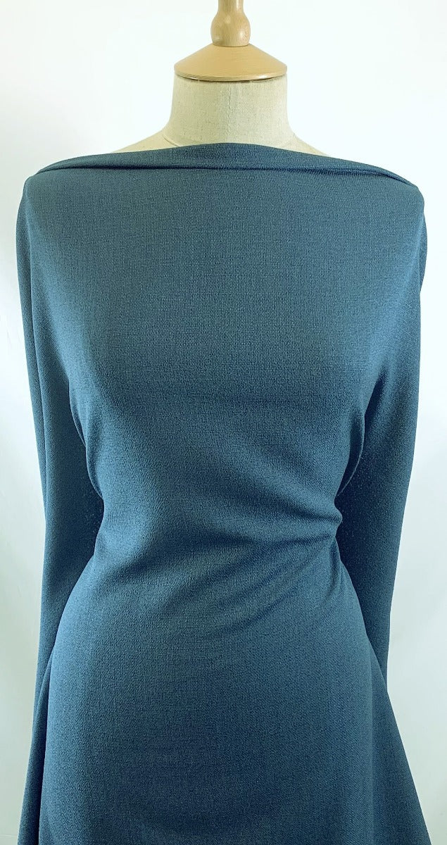 Coast Petrol Linen Look Dress Fabric Petrol Blue John Kaldor Dress