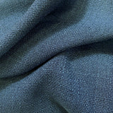 Coast Petrol Linen Look Dress Fabric Petrol Blue John Kaldor Fold
