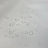 Coated Polyester Water Resistant Fabric Rain On Me Soft White Splash 2
