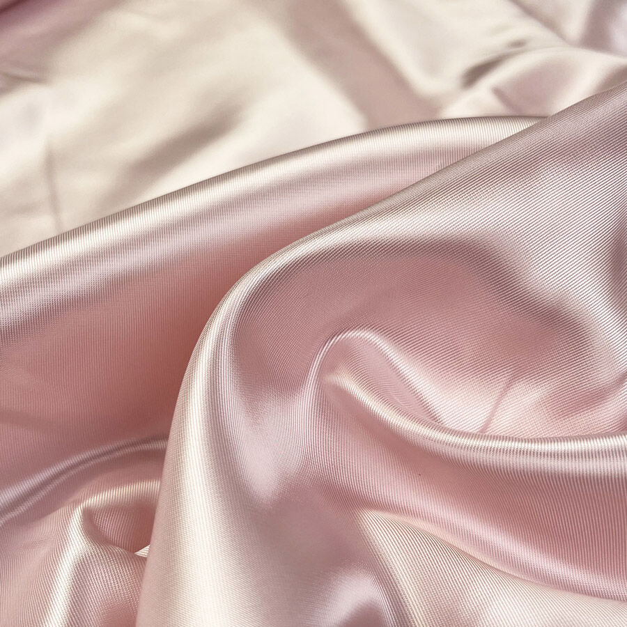 Colour Pop Viscose Linings Baby Pink Plain Dress Fabric