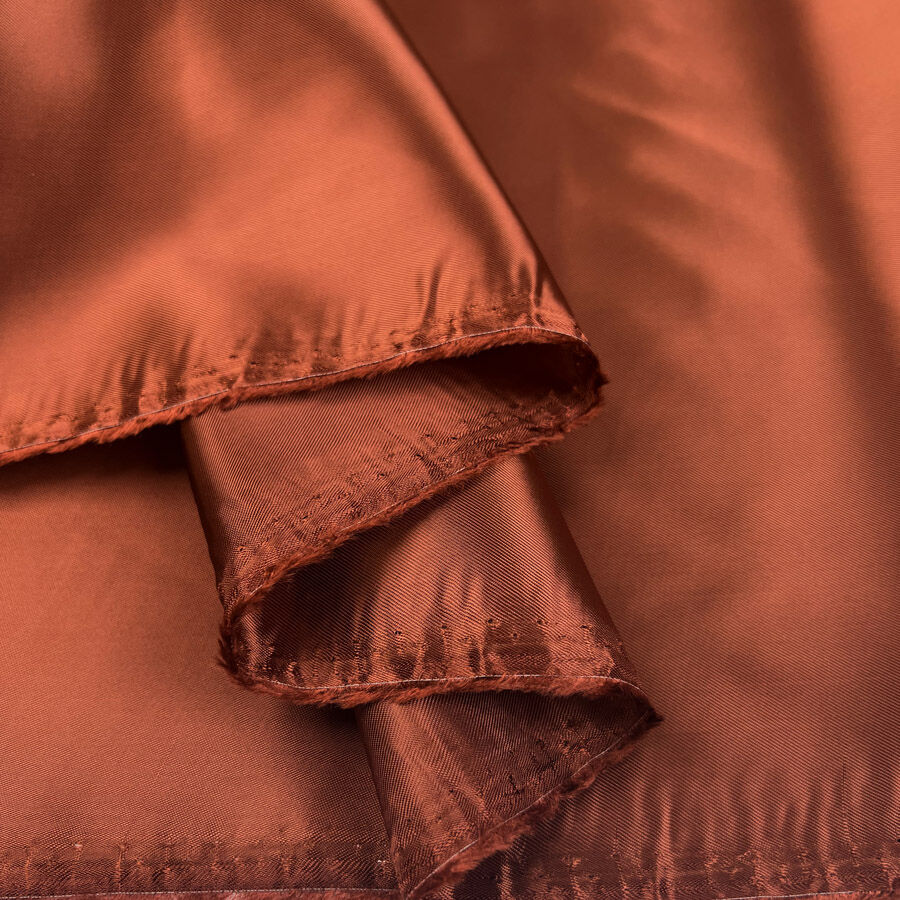 Colour Pop Viscose Linings Bronze Plain Dress Fabric Fold