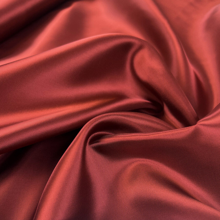 Colour Pop Viscose Linings Burgundy Plain Dress Fabric