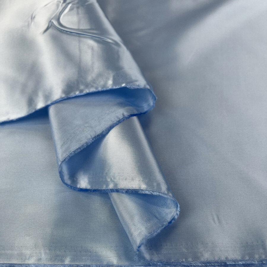 Colour Pop Viscose Linings Sky Plain Dress Fabric Fold