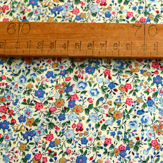 Combed Floral Cotton Fabric Pretty Prettier Prettiest S