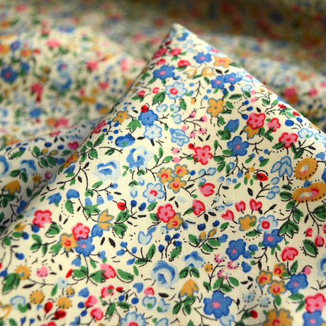 Combed Floral Cotton Fabric Pretty Prettier Prettiest