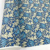 Combed Poplin National Trust Flower Blue Cream 2 2