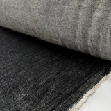 Como Classico Matteo Cotton Italian Black Woven Fabric Roll