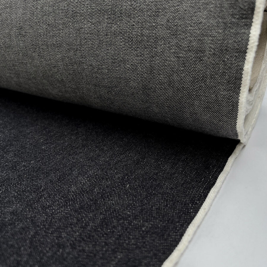 Como Classico Paolo Cotton Italian Grey Woven Fabric Roll