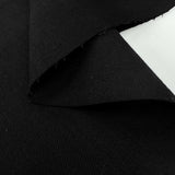 Como Moderno Denim Cristiano Cotton Elastane Black Stretch Woven Fabric