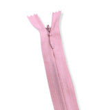 Concealed Nylon Zips Bubblegum Pink