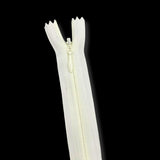 Concealed Nylon Zips Ivory