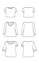 Concord Tshirt Pattern Size 12 32 Cashmerette