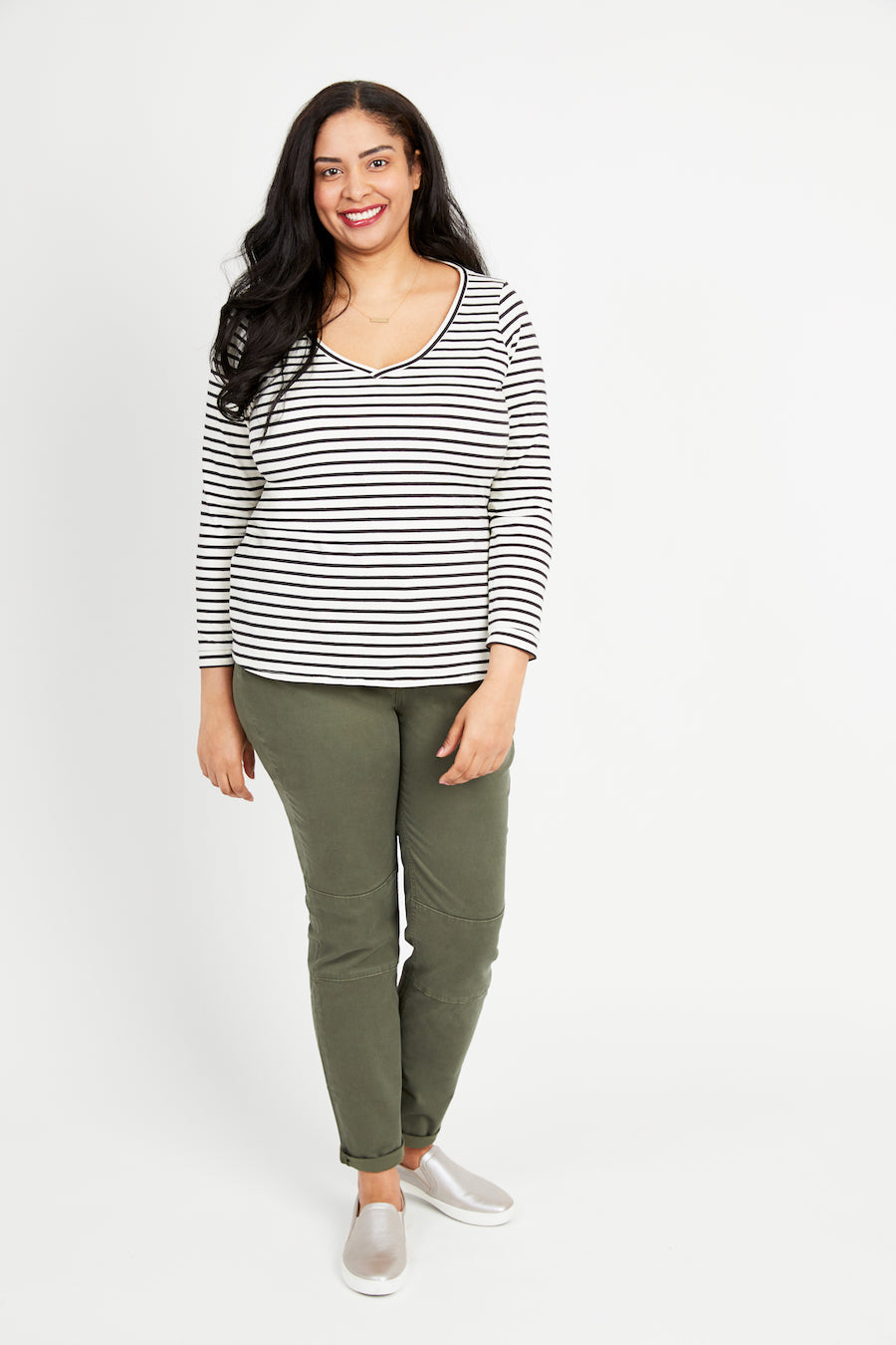 Concord Tshirt Pattern Size 12 32 Cashmerette Example 2