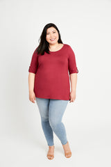 Concord Tshirt Pattern Size 12 32 Cashmerette Example 5