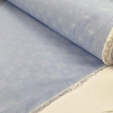 Cool Runnings Blue Cotton Floral Abstract Fine Woven Shirting Fabric Roll