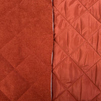 Remnant - Corduroy Quilting - Rust (0.9m)