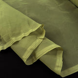 Core Range Chiffon Green Polyester Dupatta Dyed Sheer Dress Fabric Fold