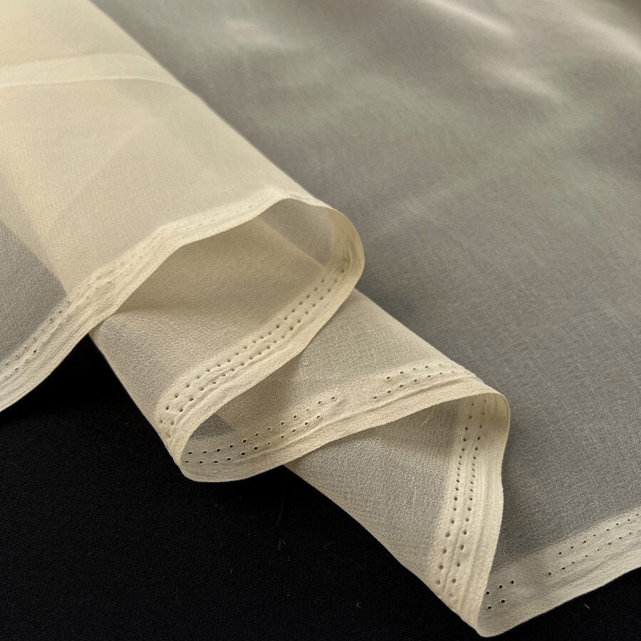 Core Range Chiffon Nude Polyester Dupatta Dyed Sheer Dress Fabric Fold