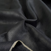 Corin - Fur Backed Faux Leather - Black