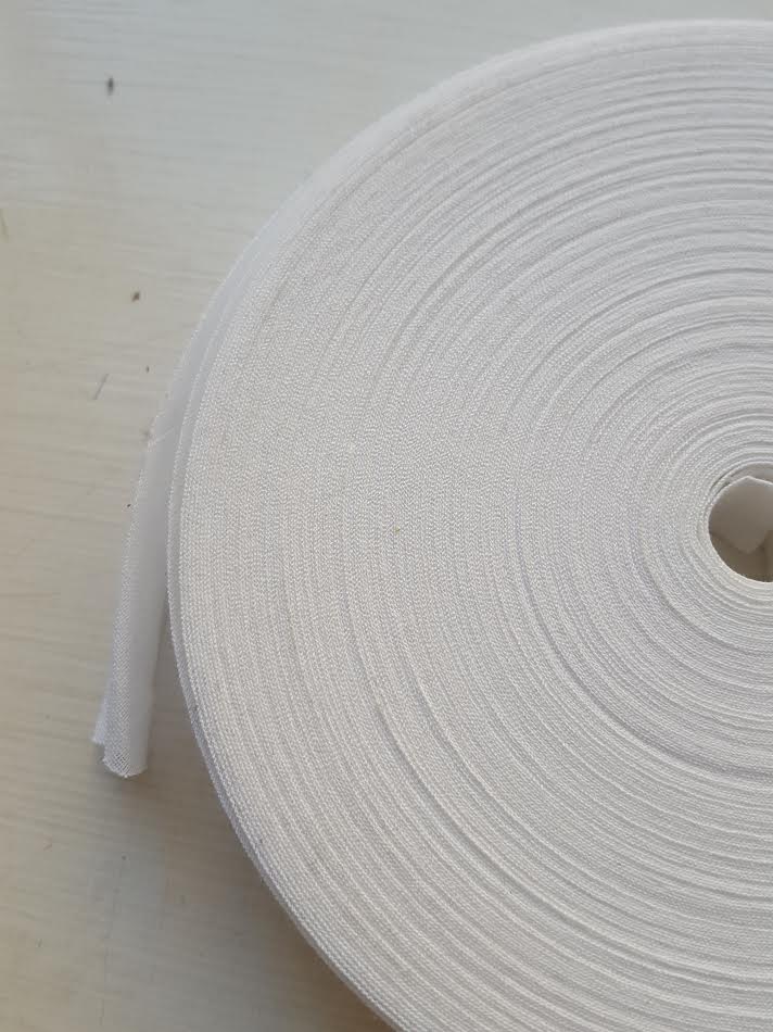 Cotton Bias Binding White 24Mm