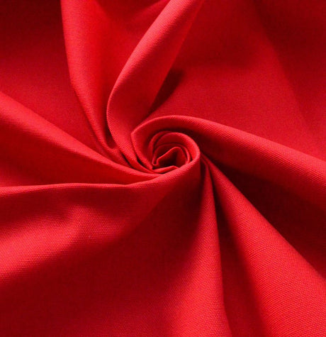 Cotton Canvas Red Canvas Fabric Cud