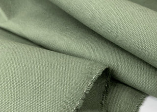 Cotton Canvas Sage 100%Cotton Khaki Fold
