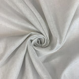 Cotton Lurex Pale Silver Metallic Craft Fabric Swirl