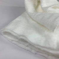 Cotton wadding fabric - White