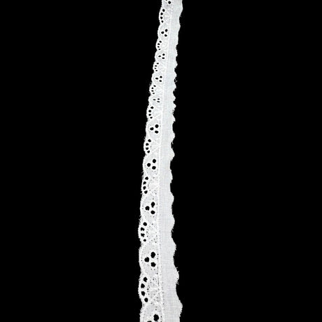 Cotton Austrian Broderie Anglaise Trim Caitlin 20mm Wide