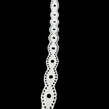 Cotton Austrian Broderie Anglaise Trim Dorothy 20mm Wide