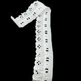 Cotton Austrian Broderie Anglaise Trim Florence 45mm Wide