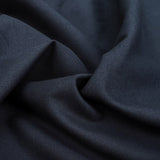 Cotton Canvas Midnight Navy Plain Woven Lightweight Craft Fabric
