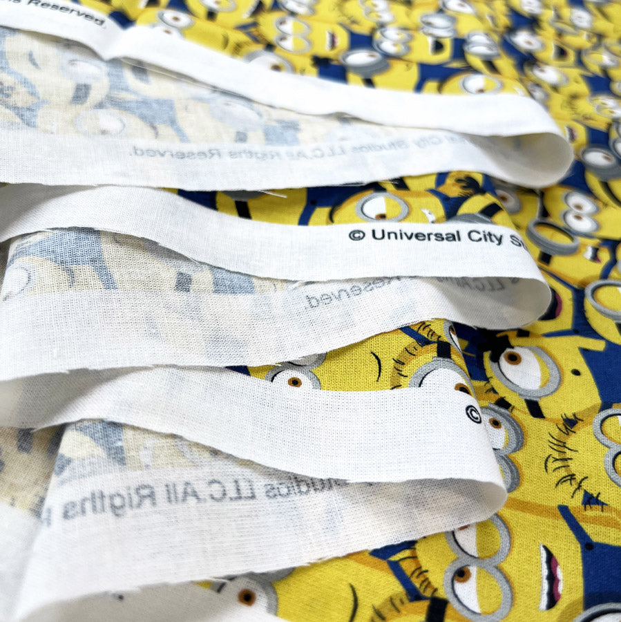 Cotton Craft Fabric Despicable Me Print Minion Crowd Fold