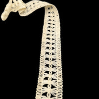 Crochet Lace Trim - Link - Cream